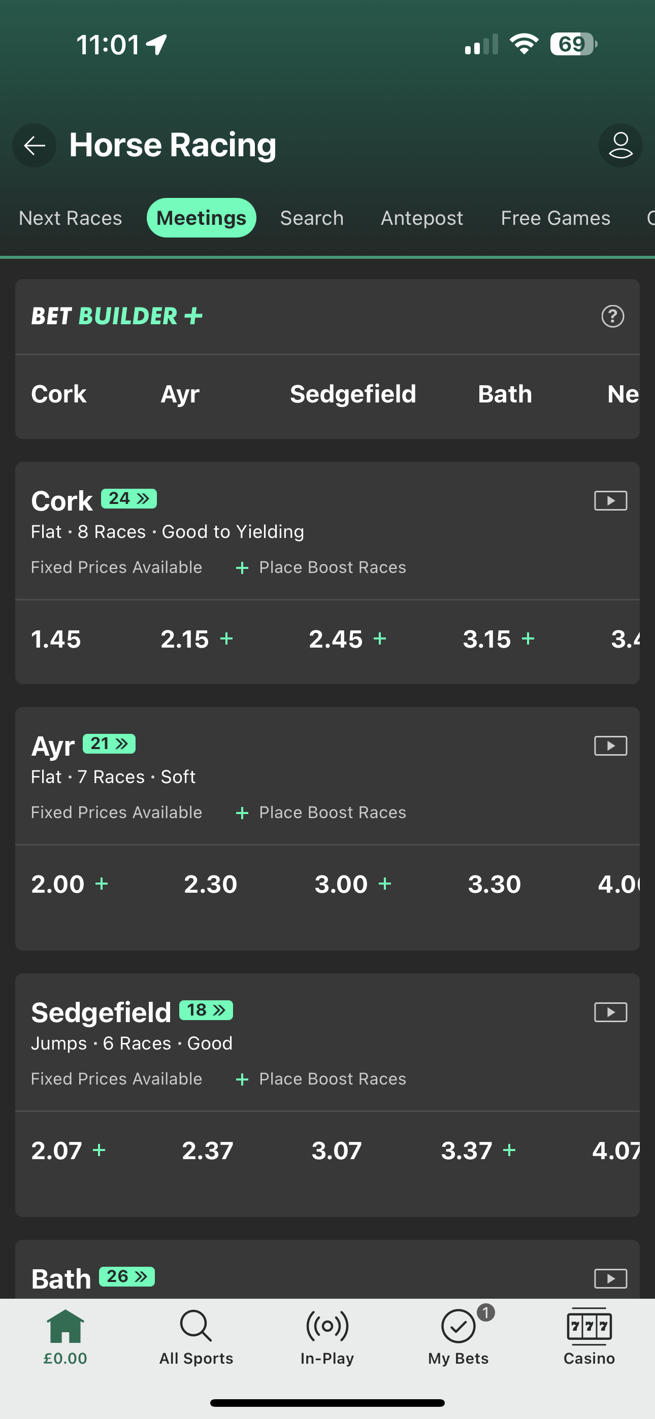 Horse Racing Bet365