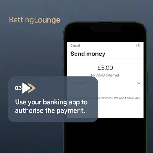 Step 3: Use your banking app to authorise the payment