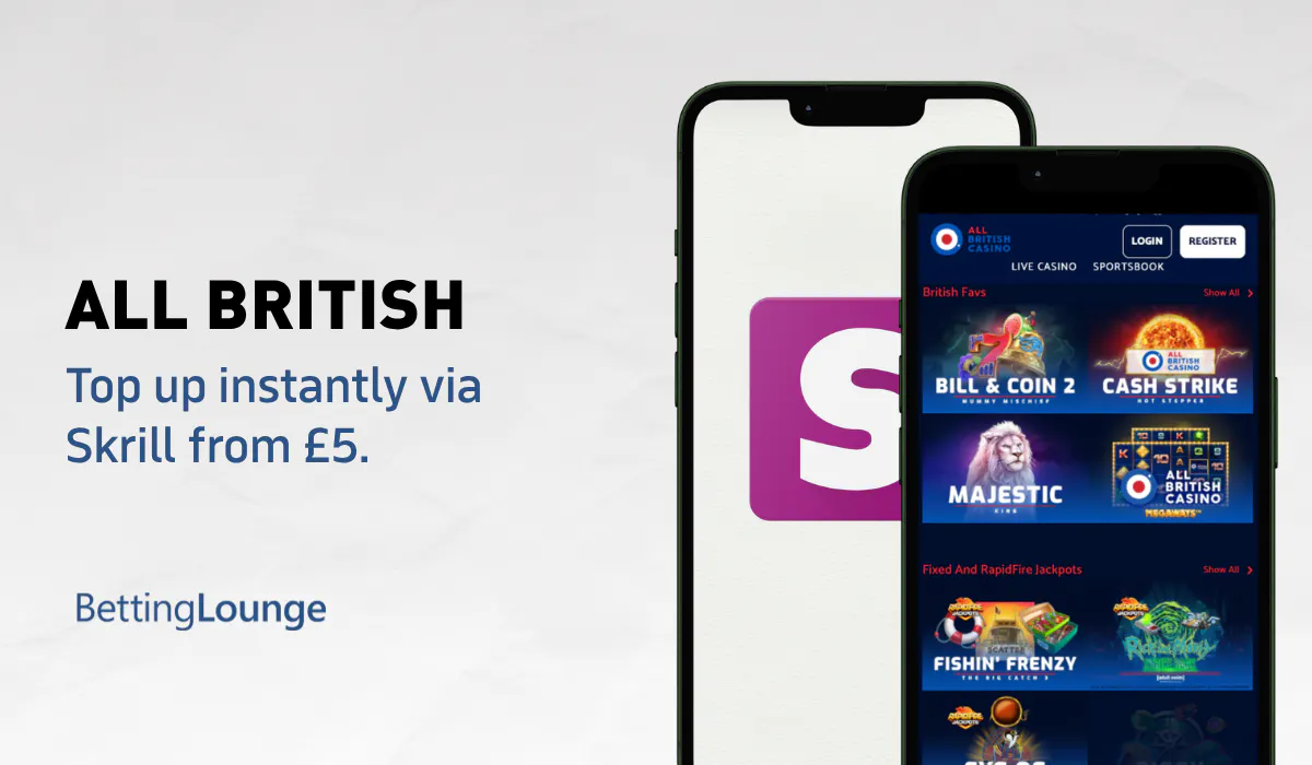 Skrill at AllBritish casino