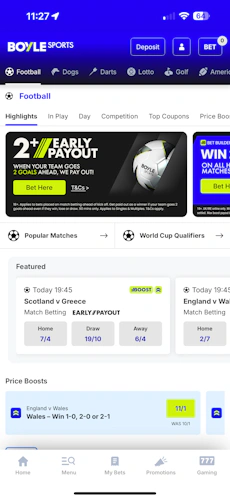 BoyleSports New Home