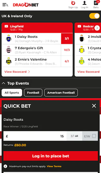 DragonBet Promo Bet