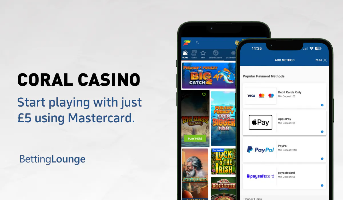 Mastercard at Coral casino