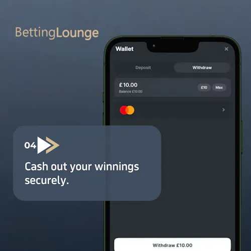 Step 4: Cash out your winnings securely