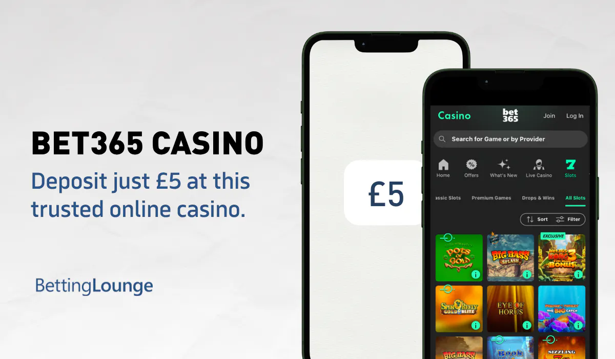 5 pound minimum deposit at bet365