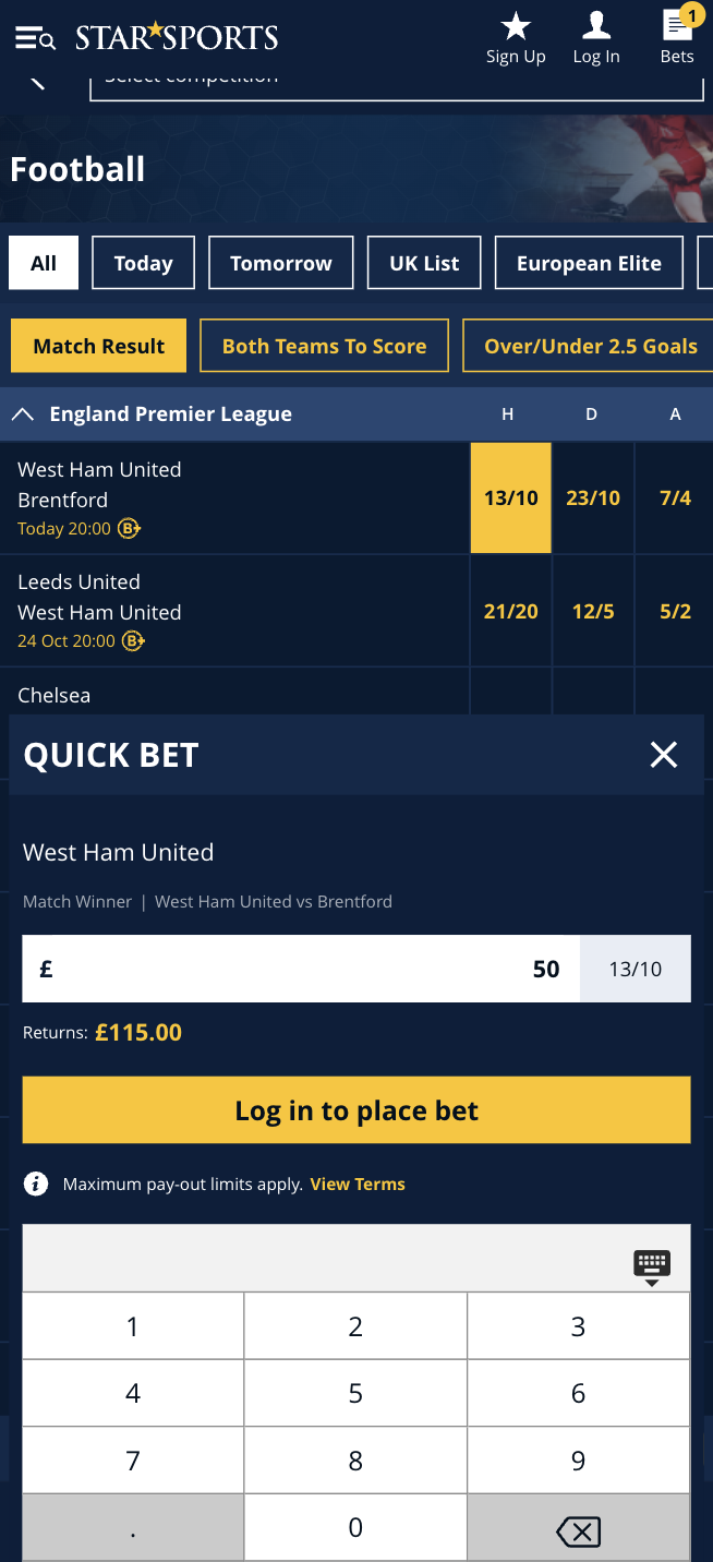 StarSports Bet Promo