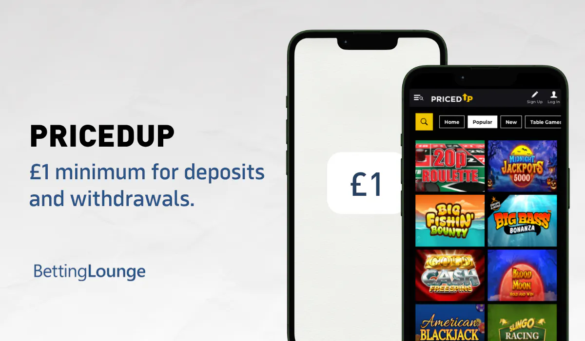 priced up 1 minimum deposit casino