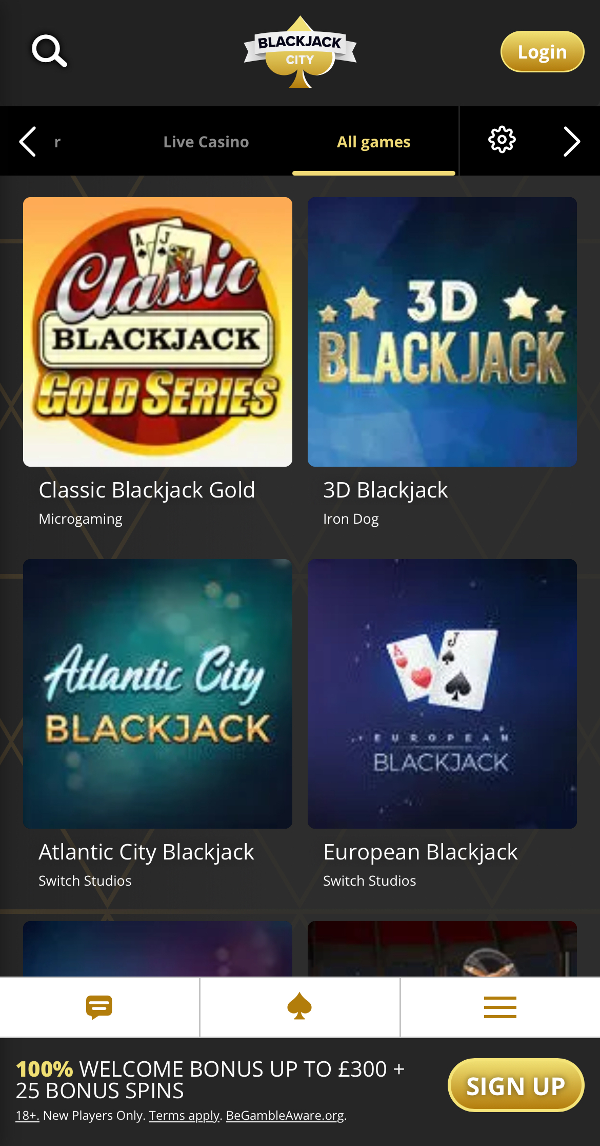 blackjack city