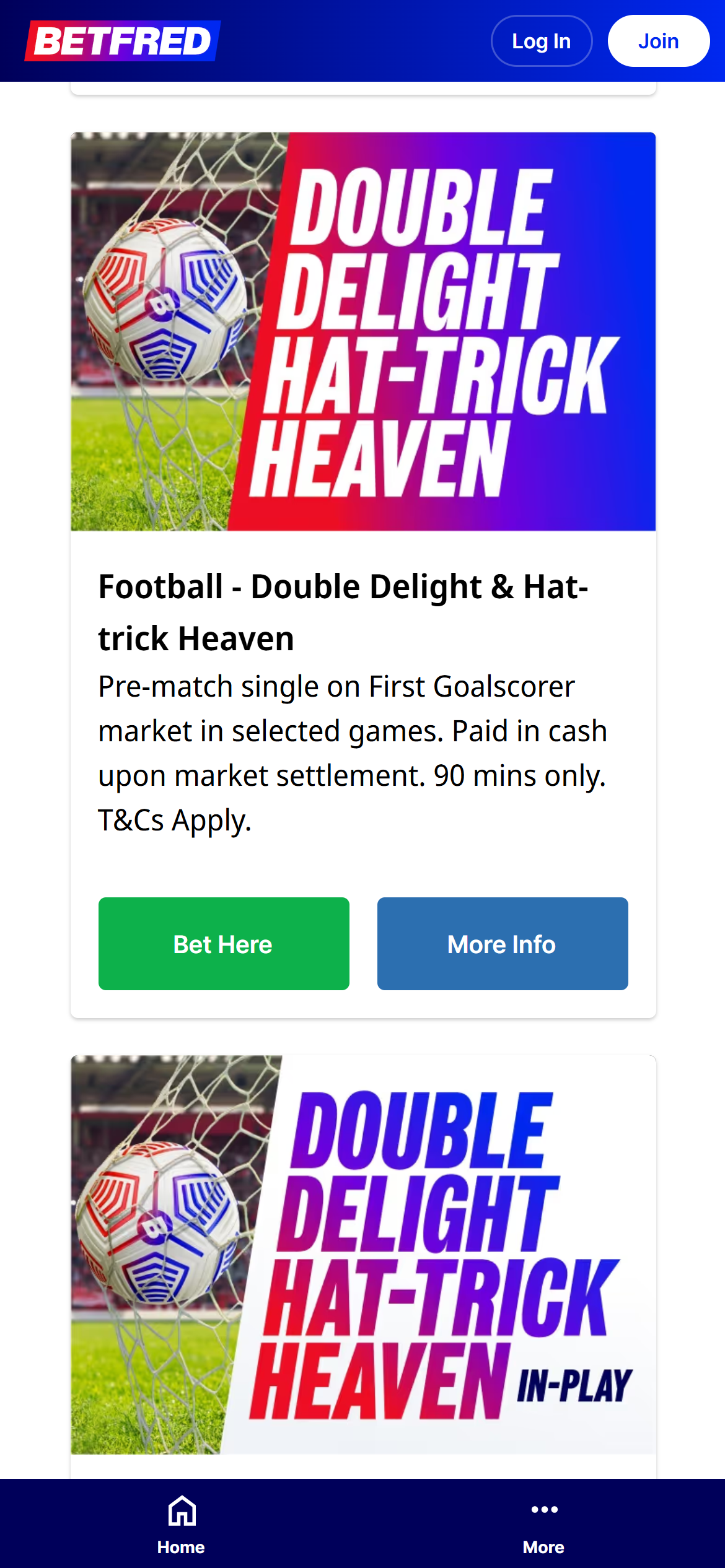 Betfred double delight and hat-trick heaven