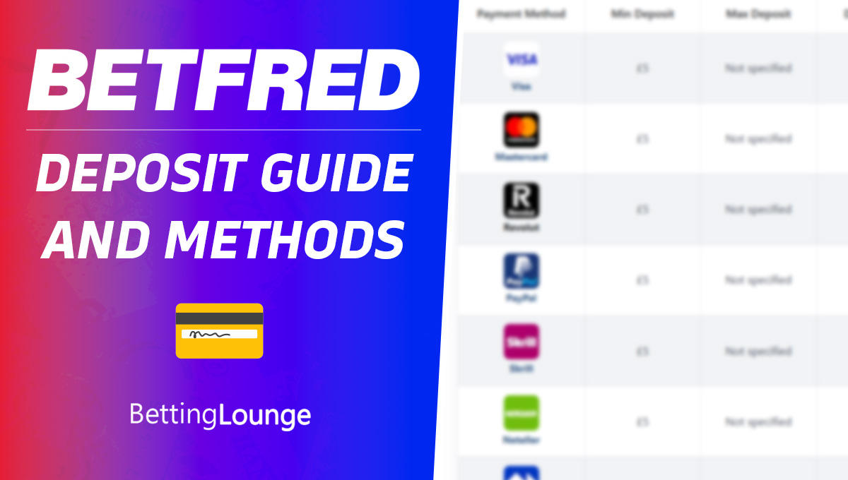 Betfred deposit guide