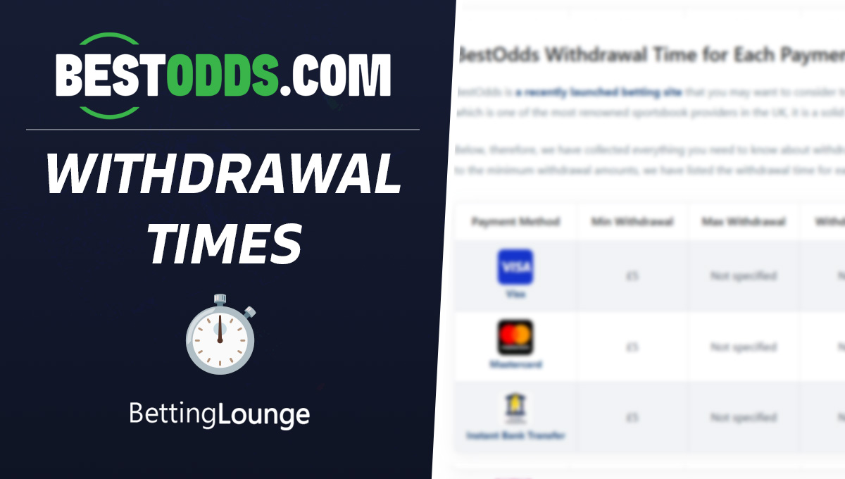 BestOdds withdrawal time