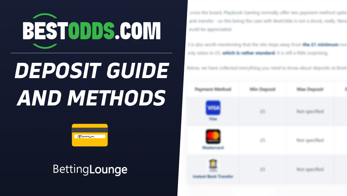 BestOdds deposit guide