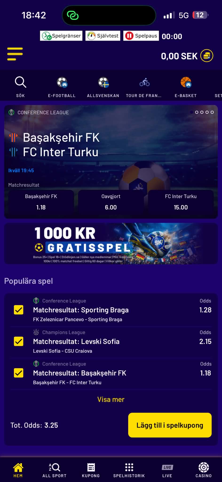 Spelklubben - Fotbollsutbud