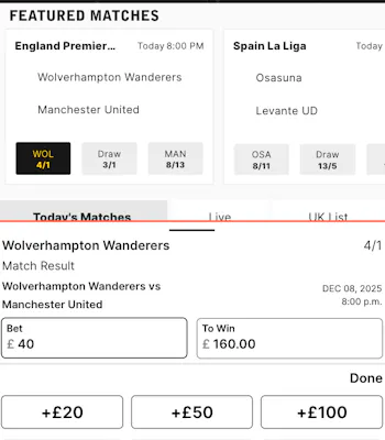 Fitzdares Qualifying Bet Example