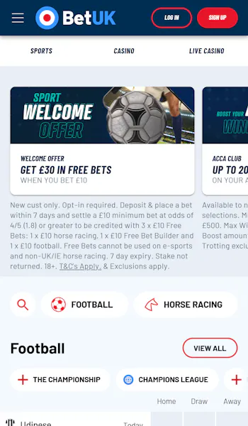 BetUK home