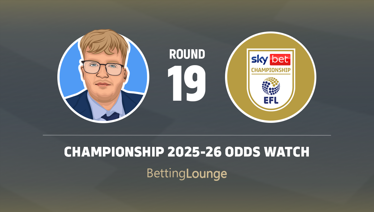 Championship Odds Matchday 19