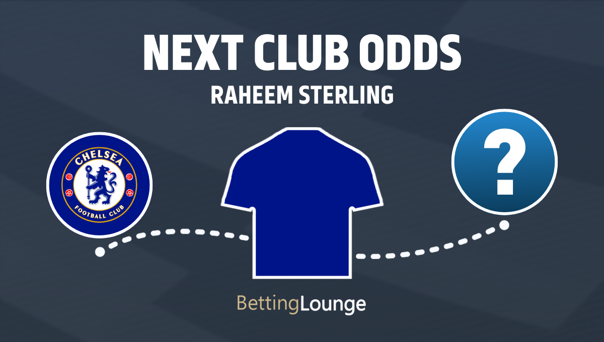 Raheem Sterling next club odds after Chelsea