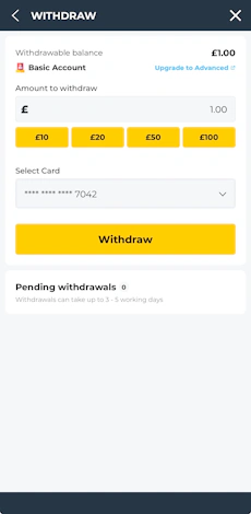 Betwright withdrawal