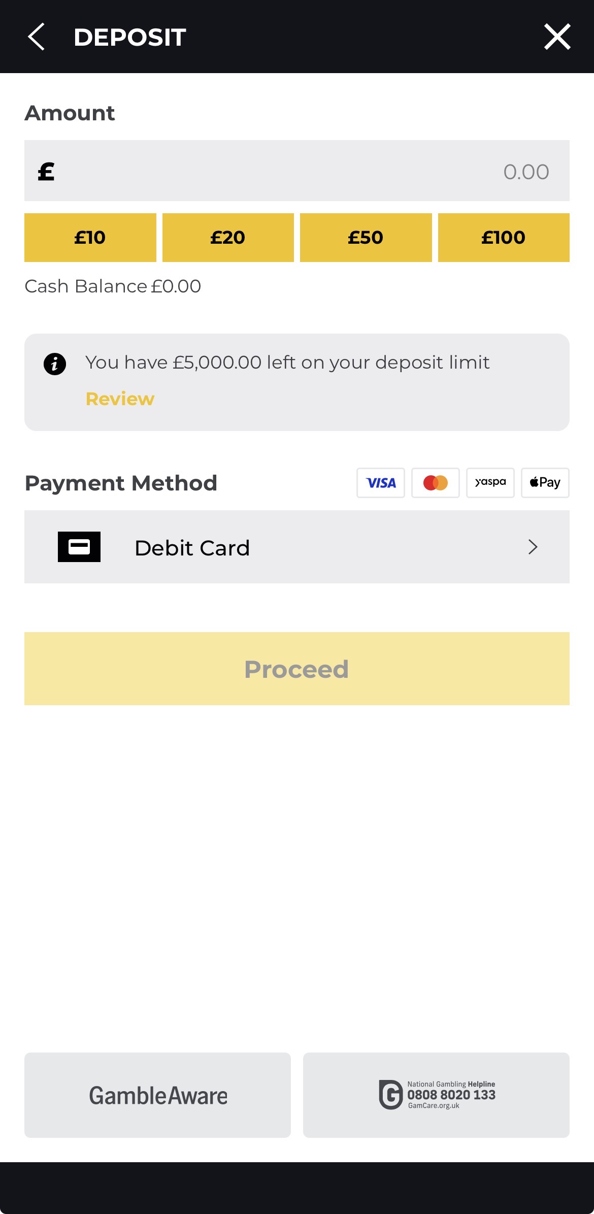 App - Pricedup - Deposit 3