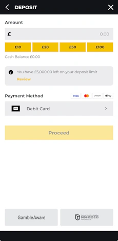 App - Pricedup - Deposit 3