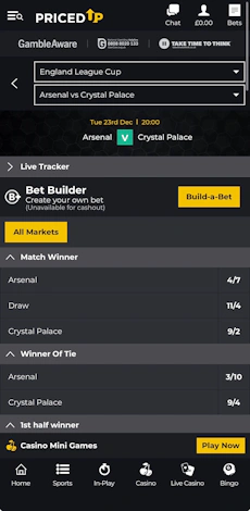 App - Pricedup - Sports 3