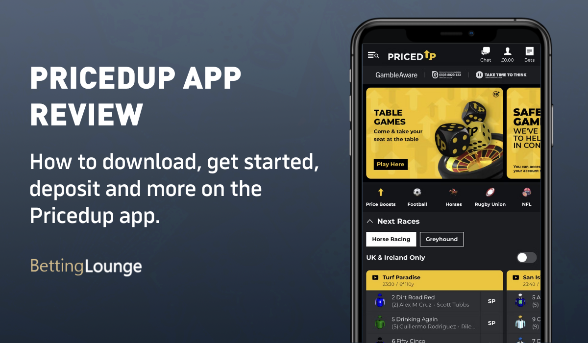 Pricedup betting app review