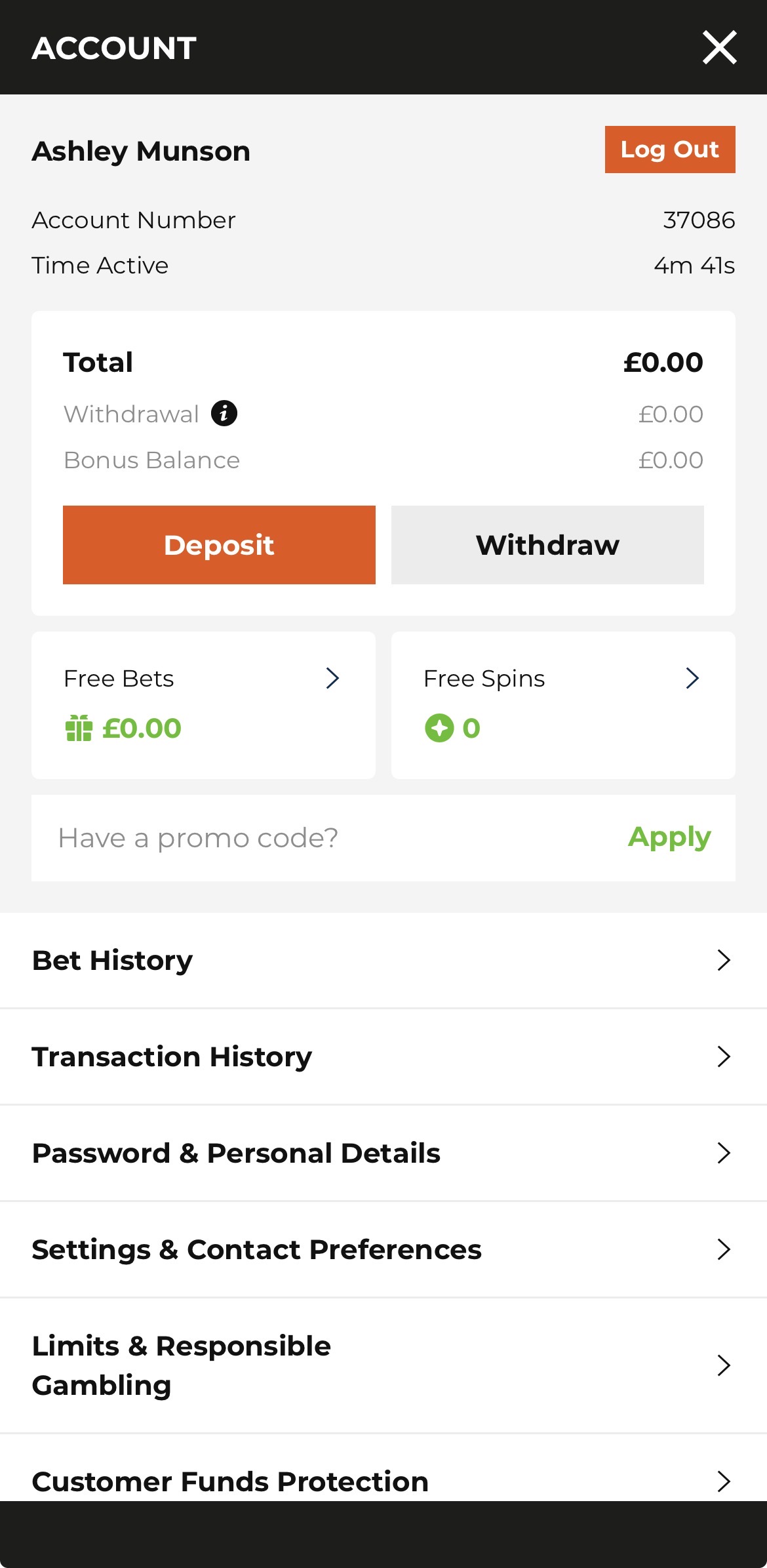 AK Bets App Deposit
