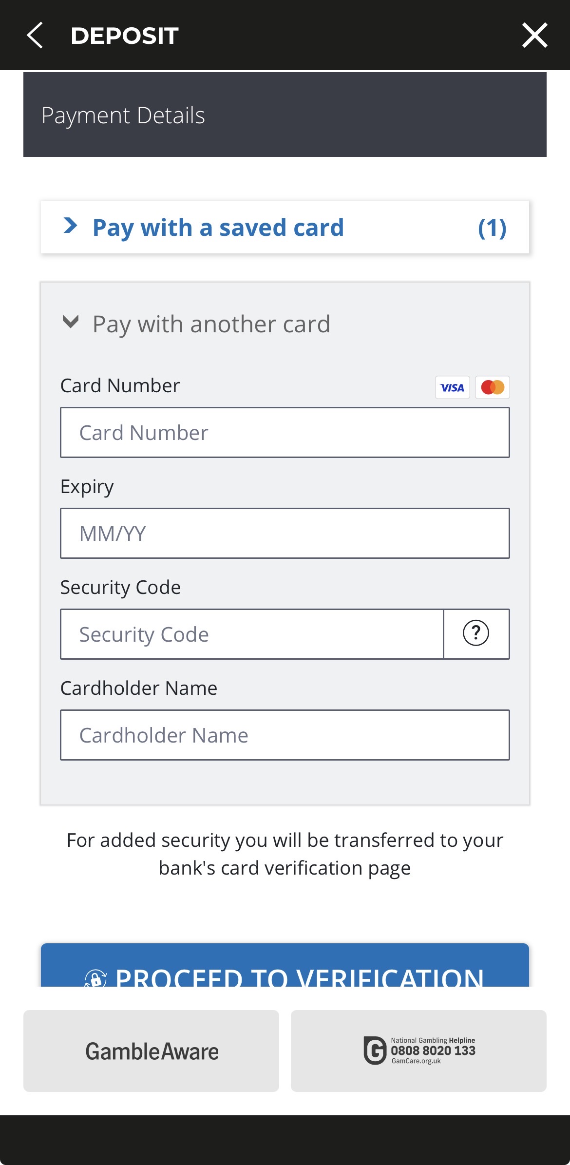 AK Bets App Deposit Payment Details