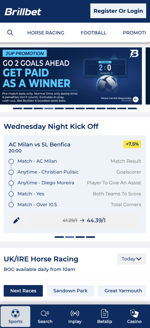 Brillbet Sign Up 1