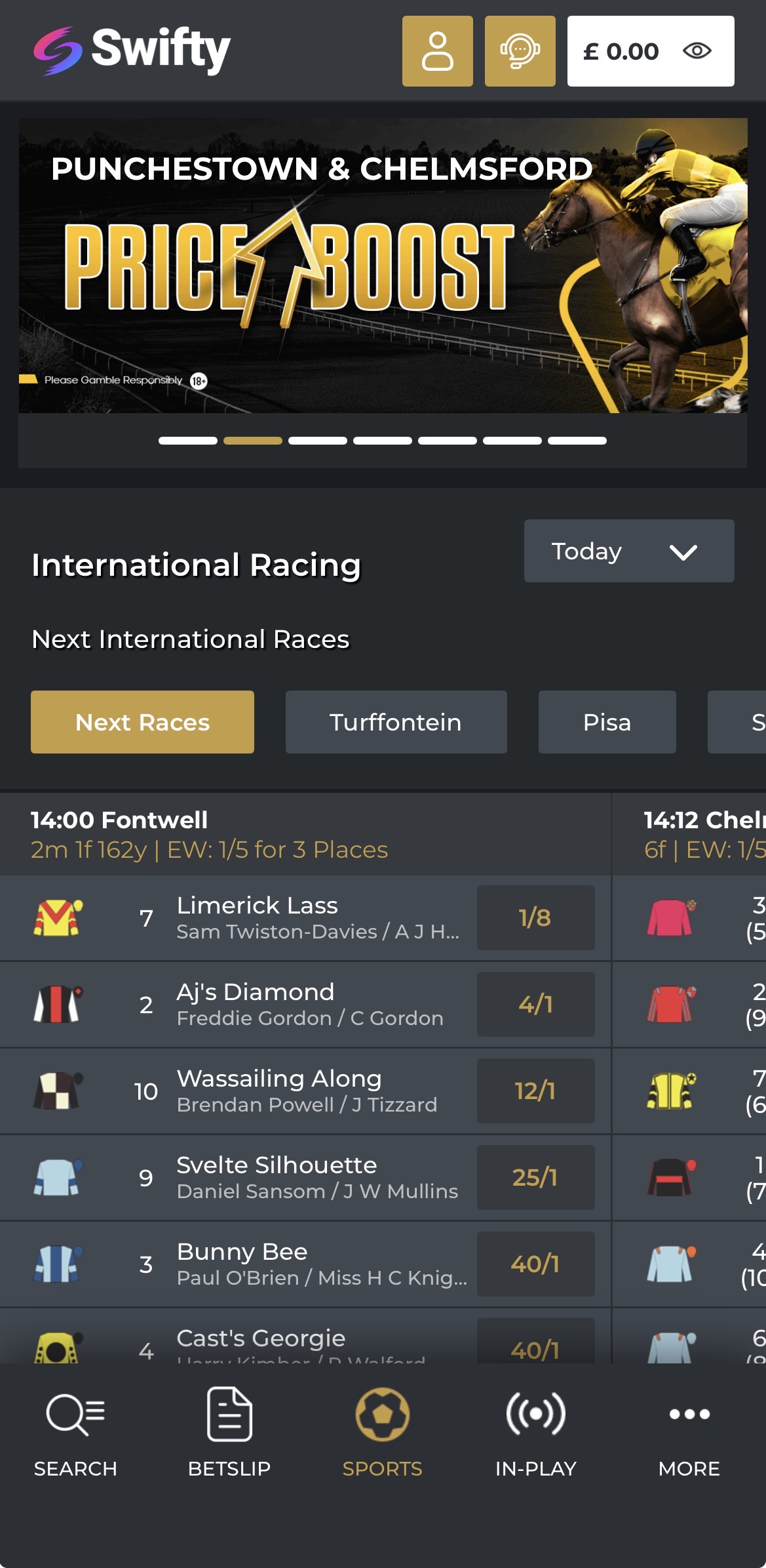 Swifty App - Deposit 1