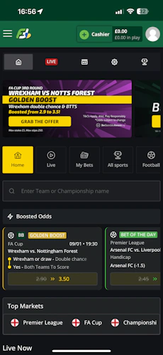 FanTeam Home W/ Account