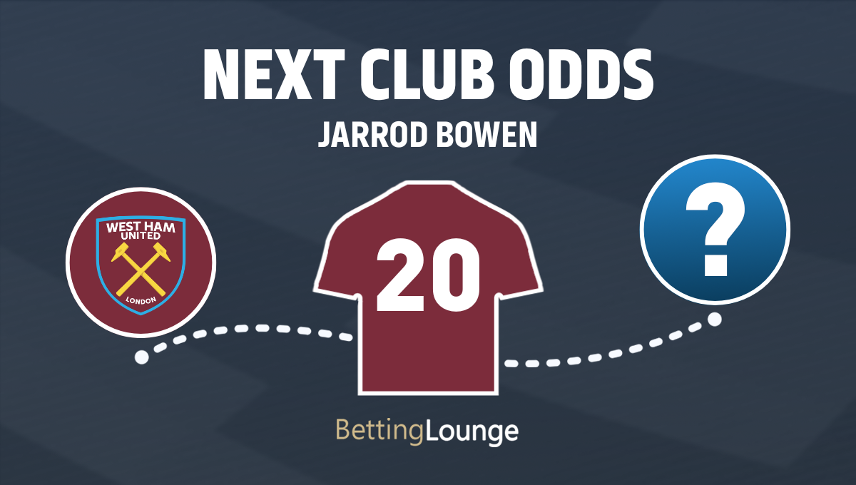 Jarrod Bowen next club betting odds