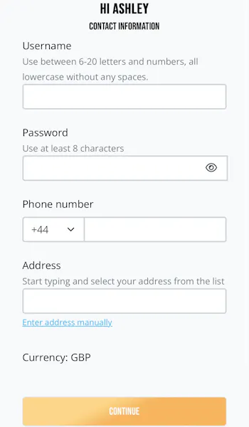 Dream Vegas App Sign Up 2