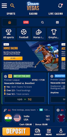 Dream Vegas App Sports 1
