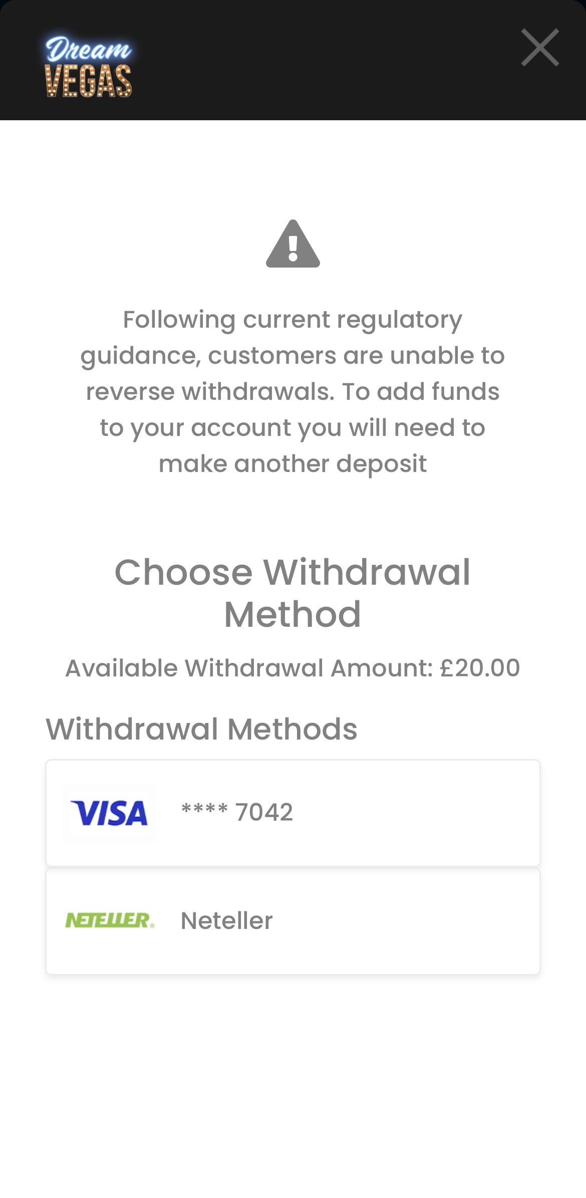 Dream Vegas App Withdraw 3