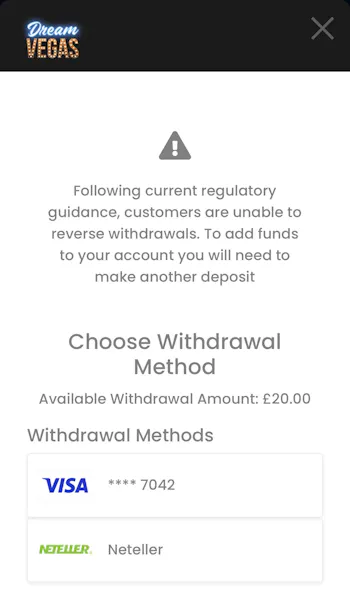 Dream Vegas App Withdraw 3