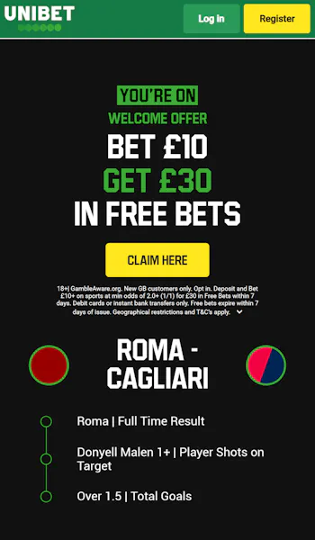 Unibet sports offer