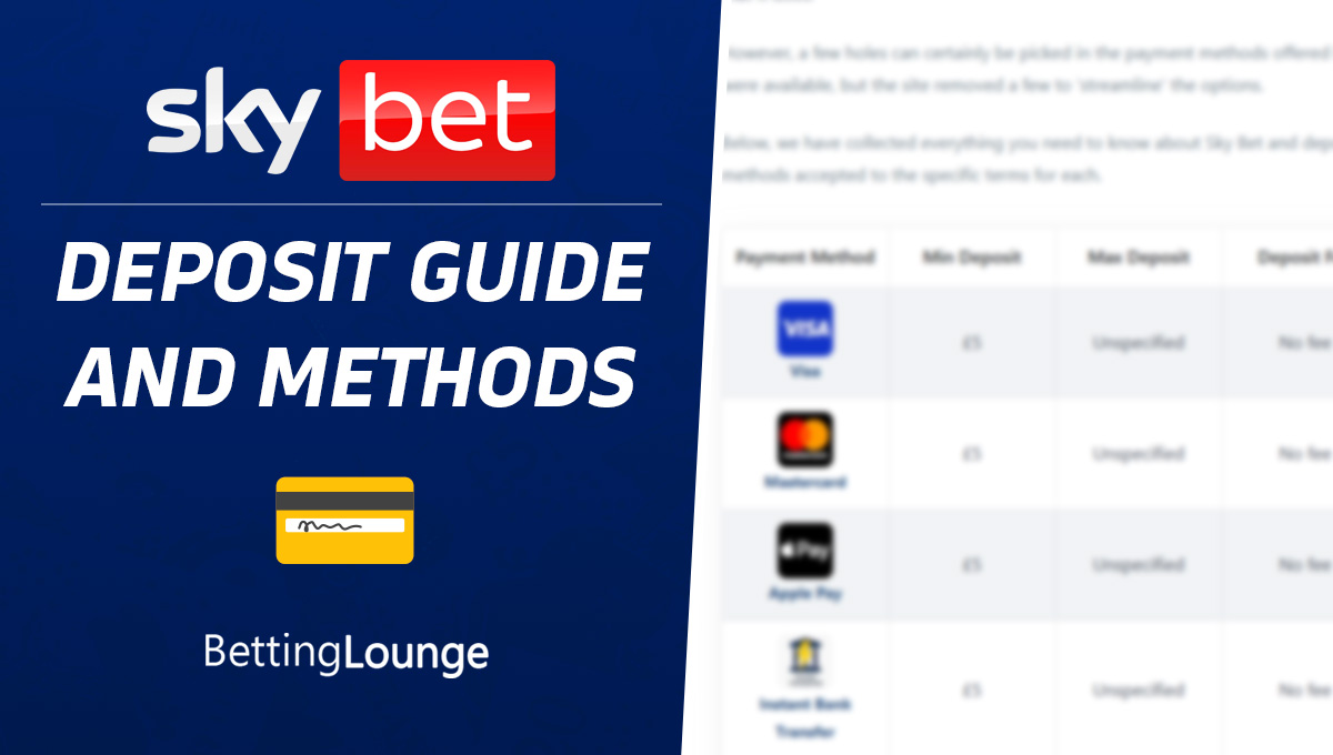 Sky Bet deposit guide 