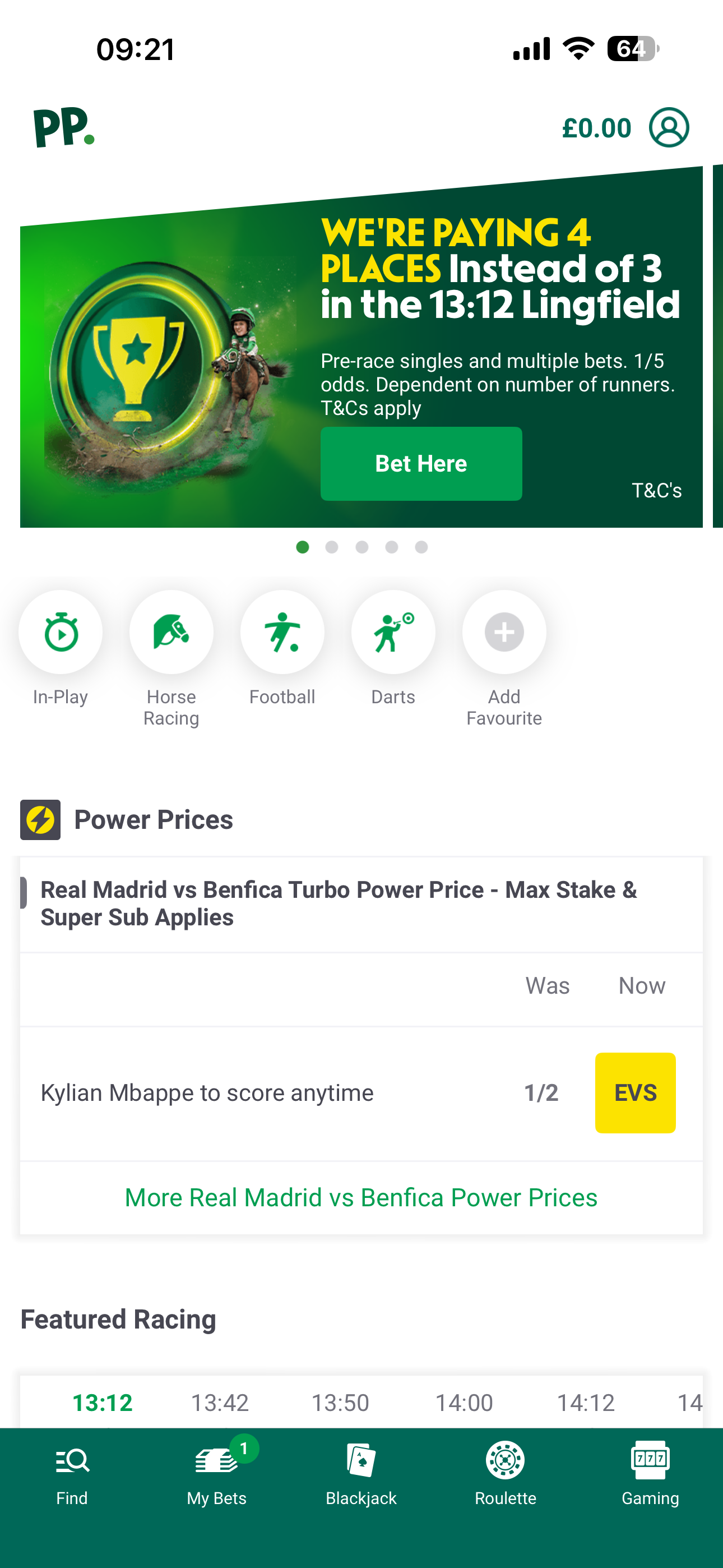 Paddy Power Home