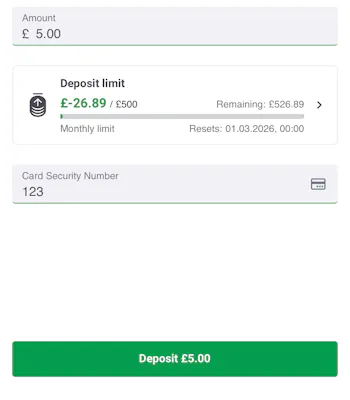 Paddy Power Deposit 3