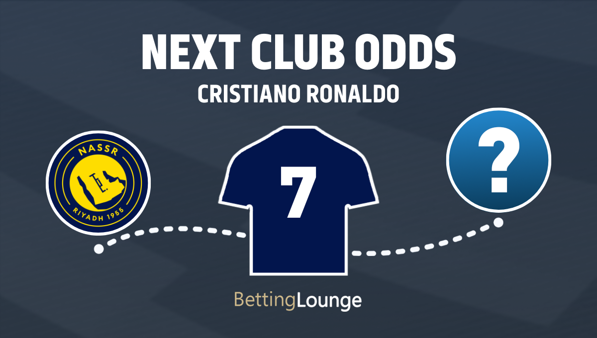 Cristiano Ronaldo next club betting odds
