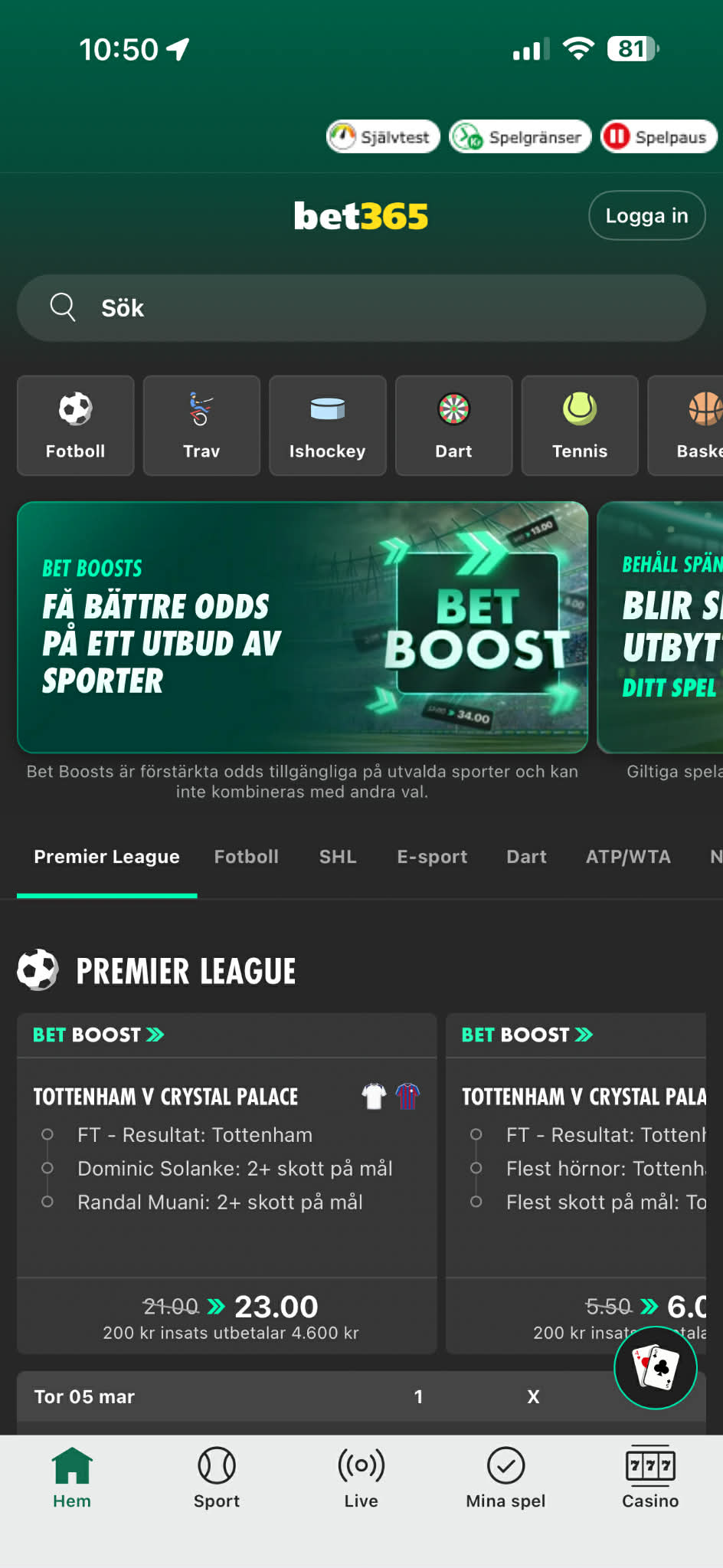 Bet365 app hem