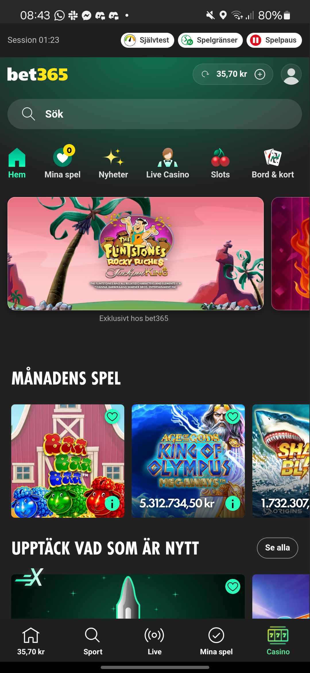 Bet365 casino sverige