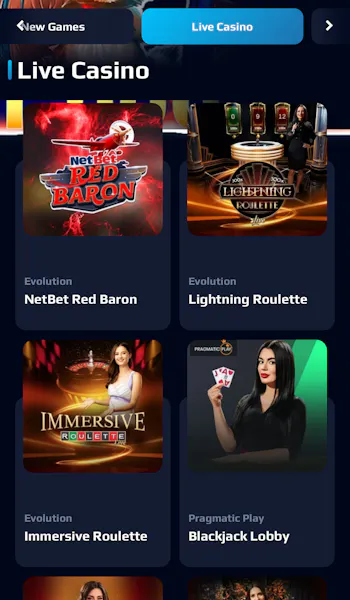 NetBet Live Casino