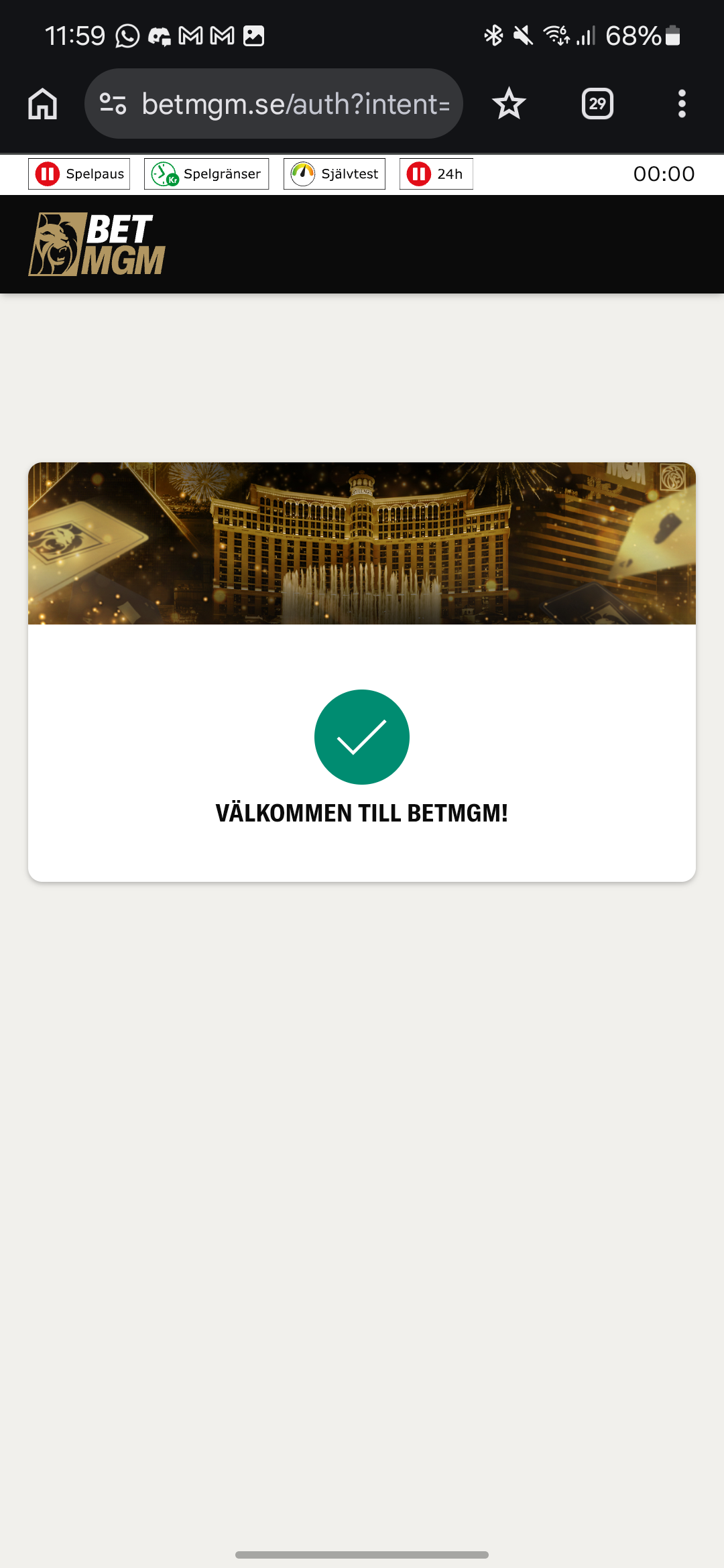 BetMGM registrering 4