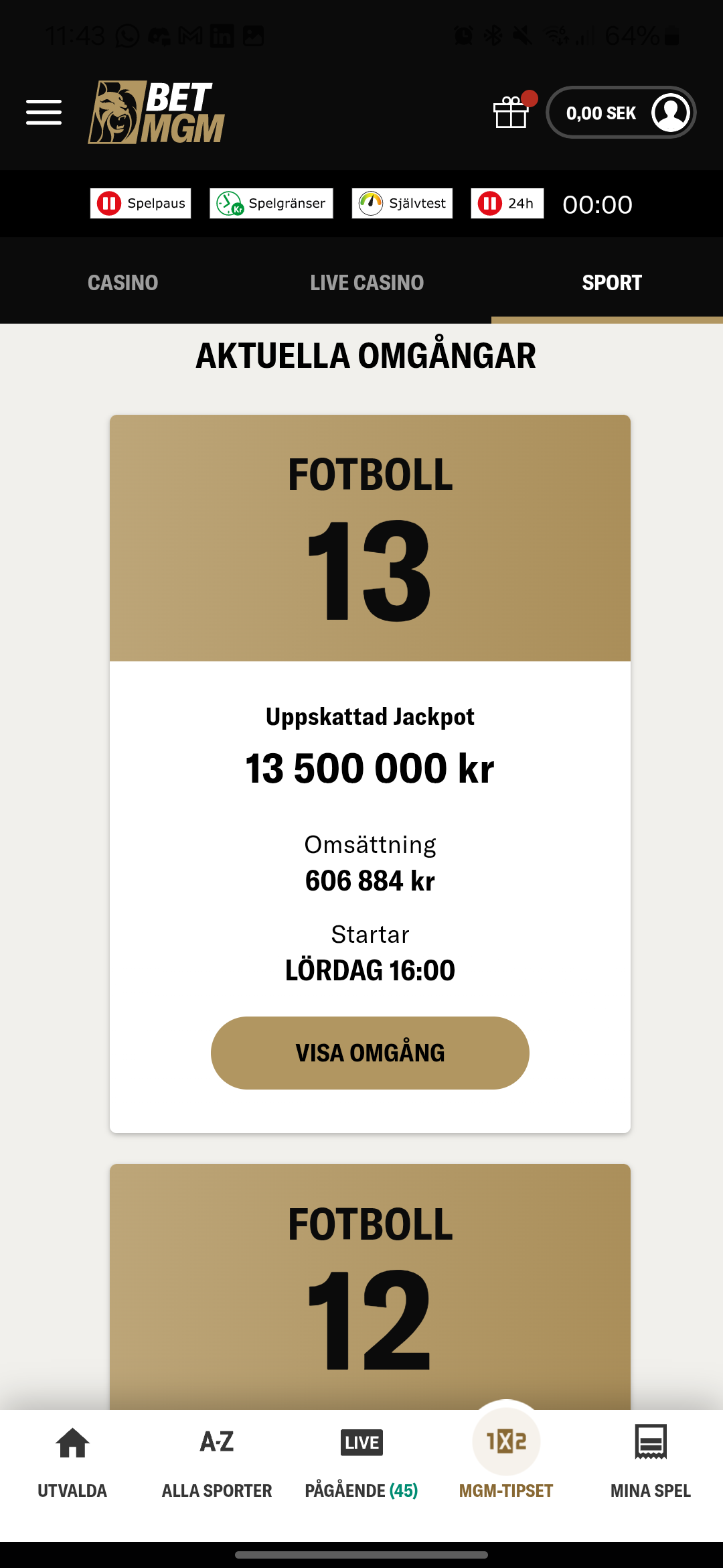 BetMGM Android app MGM Tipset