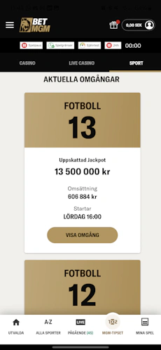 BetMGM Android app MGM Tipset
