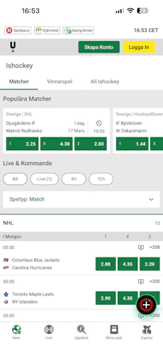 Hockeyutbud - Unibet (1)