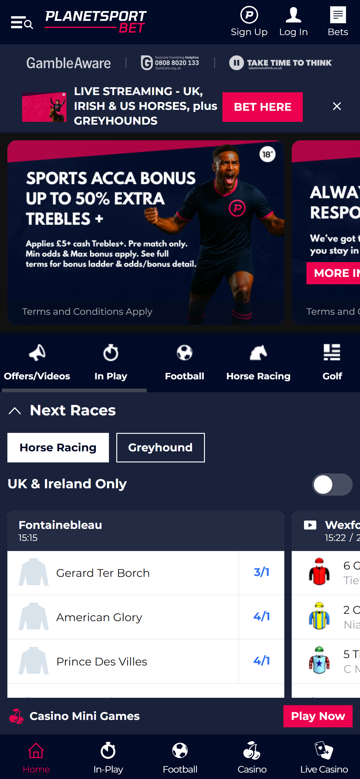 Planet Sport Bet promotions