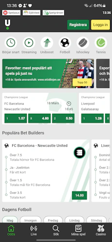 Unibet registrering 1