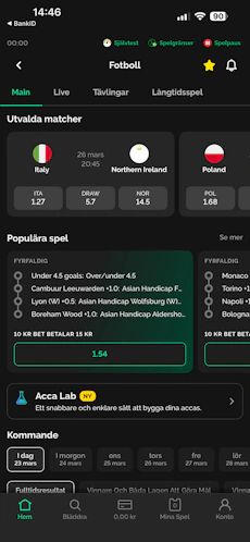 Fotbollsutbud - SBK 1